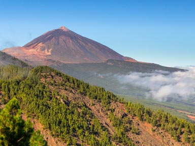 Blick auf den Pico del Teide und das Orotava-Tal