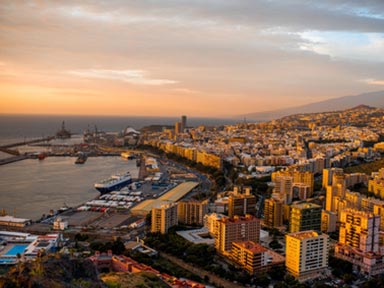 Blick auf Santa Cruz de Tenerife