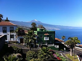 Blick auf den Teide von Santa Ursula